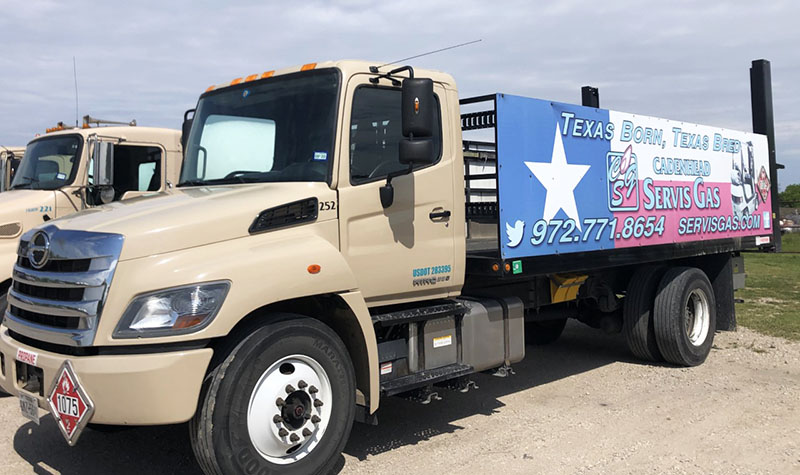 Forklift Propane Cylinder Exchange In North Tx Cadenhead Servis Gas