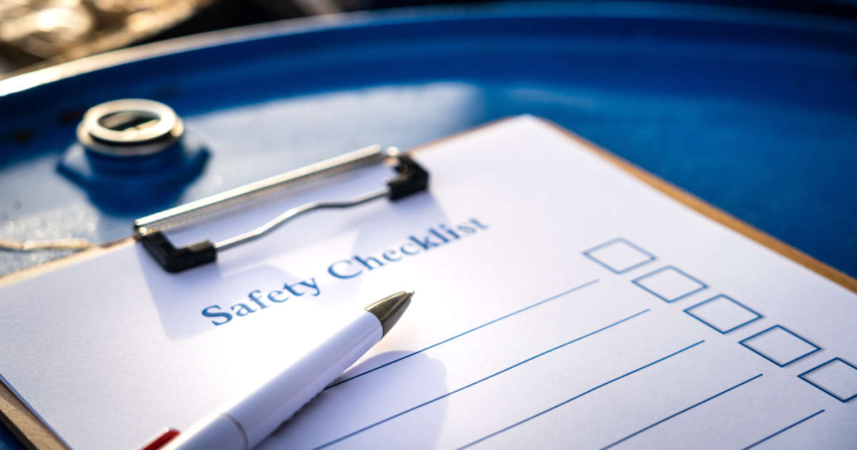 safety checklist
